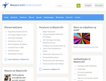 Tablet Screenshot of maastrichtonderneemt.nl